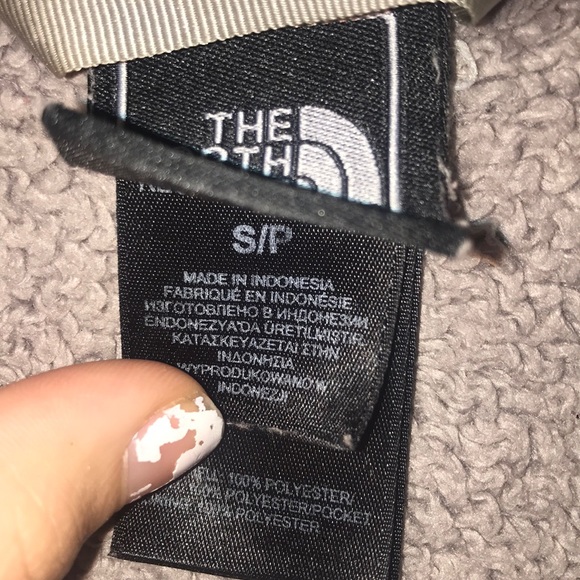 Grey north face zip jacket - Picture 2 of 4